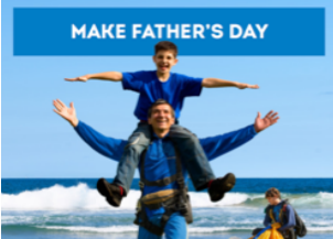 Skydive Australia encourages dads to get to work on their bucket list this Father’s Day