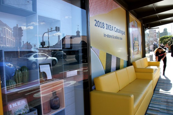 Ikea and Adshel install full-size sofas at Sydney and Perth bus stops