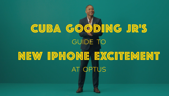 Optus recruits Cuba Gooding Jnr to highlight latest mobile products