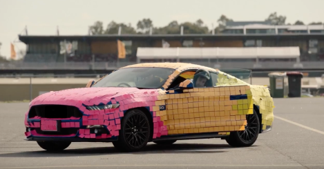 ‘Will it stick?’ Channel T covers Ford Mustang in sticky notes