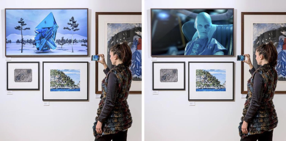 Samsung launches interactive TV art gallery pop-up