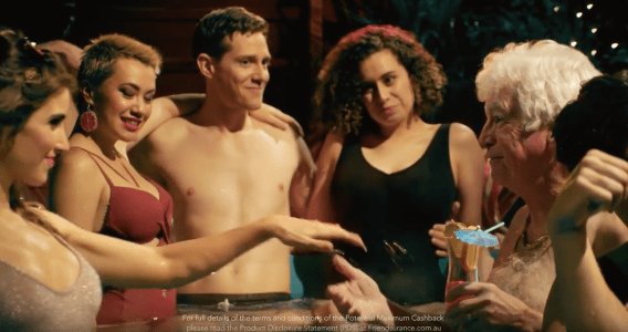 ‘I love that your grandpa gets in on the action,’ Friendsurance promotes friends with benefits