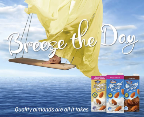 Almond Breeze creates ‘Breeze the Day’ OOH campaign