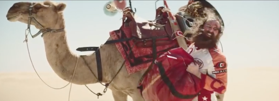 Captain Risky gets stuck in the desert in latest Budget Direct spot