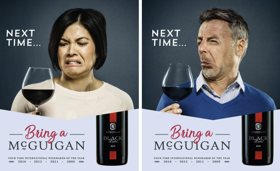 MKTG launches ‘Awkward’ OOH ad for McGuigan Wine