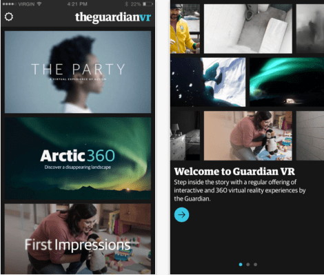 Guardian launches VR Cardboard app