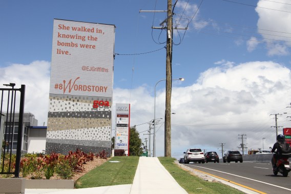 Queensland Writers Centre asks Brisbane residents to create eight word story in out of home campaign