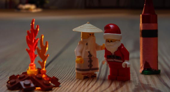 Lego creates a lost Santa animated ad for Christmas
