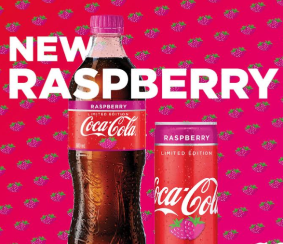 Coca-Cola launches new raspberry flavour