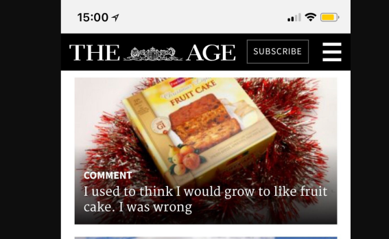 When all you’ve got left to write about is disliking fruit peel