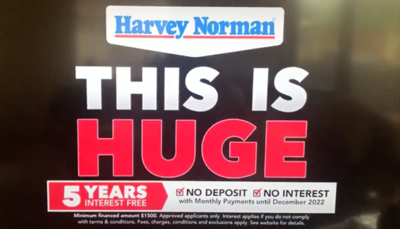 Harvey Norman’s once-a-year half yearly sale