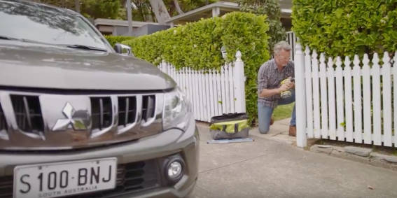 The Living Room’s Barry Du Bois spends day completing jobs for Airtasker and Mitsubishi brand collaboration
