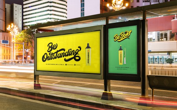 Stabilo opt for the use of colour in latest out of home campaign