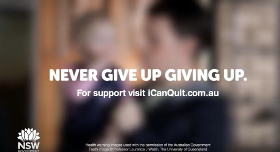 Latest Quit Smoking ad reminds Australians ‘every time you quit you get a little better at it’