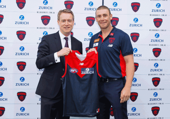 Zurich Financial Services to sponsor AFL team, Melbourne Football Club
