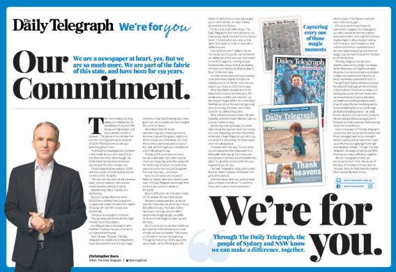 ‘We’re for You’: News Corp editors join together to launch first national brand campaign