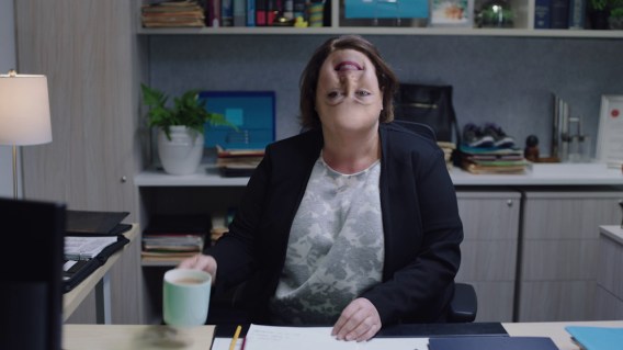 Woman has face surgically turned upside down in latest ‘epic reminder’ Aldi campaign