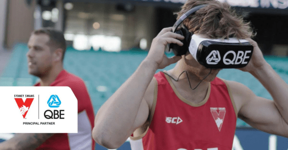 QBE Insurance launches VR AFL film for Sydney Swans