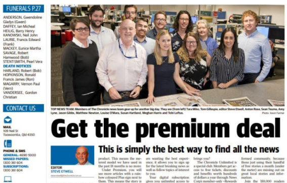 News Corp’s regional Queensland publications move to premium digital subscription model