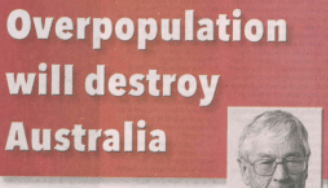 Dick Smith smith creates own newspaper ad ‘overpopulation will destroy Australia’
