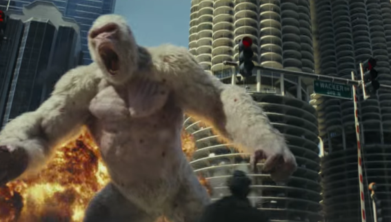 New Dwayne Johnson film Rampage collects more than $3m in earnings on first weekend