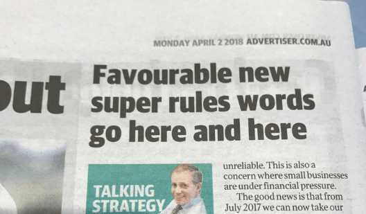 Words go here, if the subs can be bothered