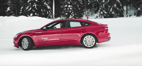 Influencer Sam Evans partners with Audi to show Austria’s ice driving experience