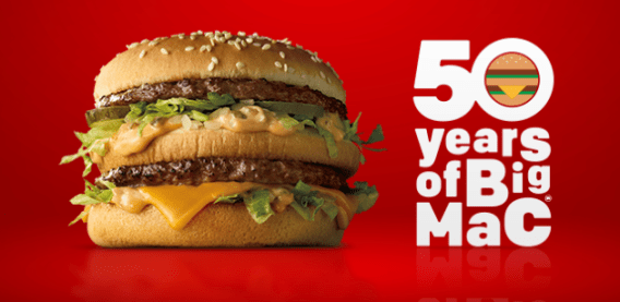 Big Mac’s 50th birthday ads from across the globe