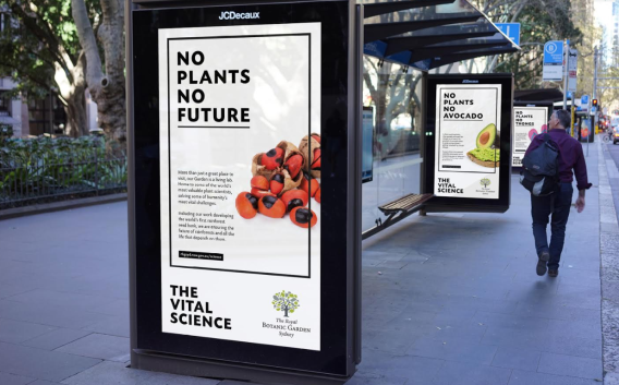 Royal Botanic Garden highlights science credentials in outdoor campaign