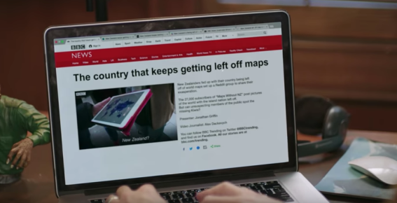 Comedian Rhys Darby and NZ PM Jacinda Ardern lobby to #getNZonthemap in latest Tourism NZ campaign