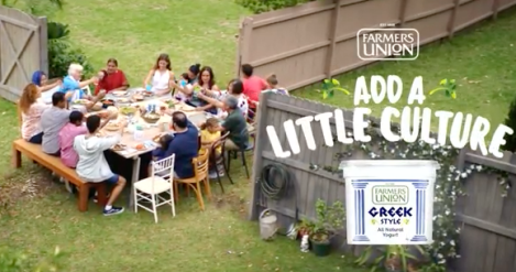 Farmers Union celebrates diversity by bringing neighbours together over yoghurt