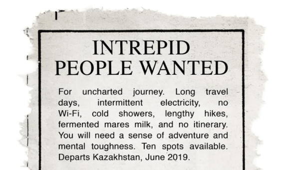Intrepid Travel uses classified ads for mystery expedition