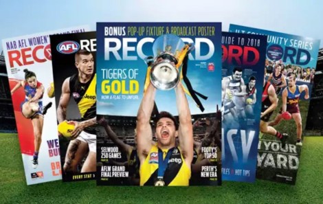 Crocmedia acquires AFL match-day publication, Record
