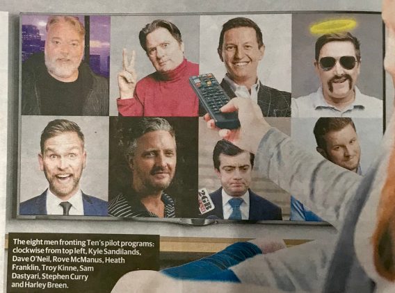 Eight male media personalities to front Ten’s Pilot Week