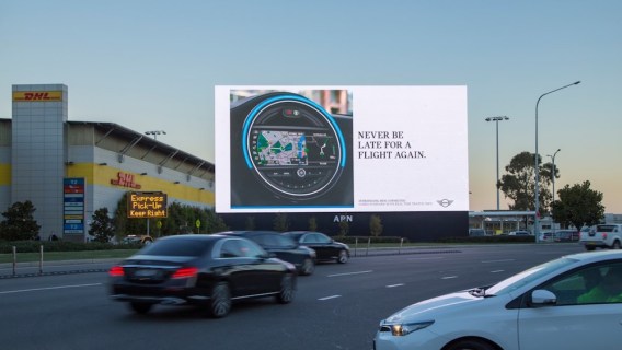 Mini Australia showcases its connected car in digital out of home campaign