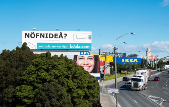 Koala takes aim at Ikea’s frustrating assembly experience in ‘Nofnidea’ billboard ad