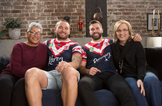 Sydney Roosters players wear names of influential women in Steggles campaign for 2018 Women in League Round