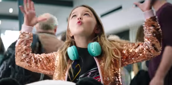 Suncorp’s Sunny promotes app while riding through shopping centre on toy panda
