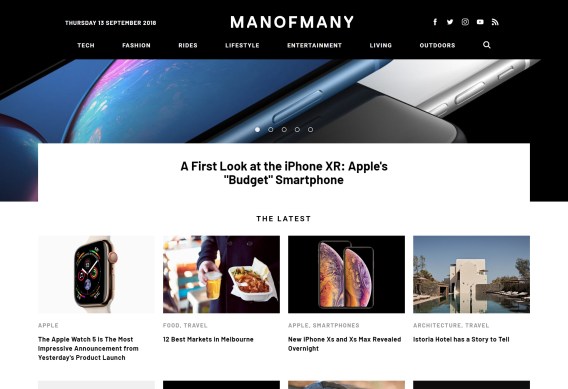 Lifestyle site Man of Many launches new branding and website