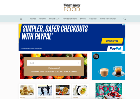 Australian Women’s Weekly officially launches food website