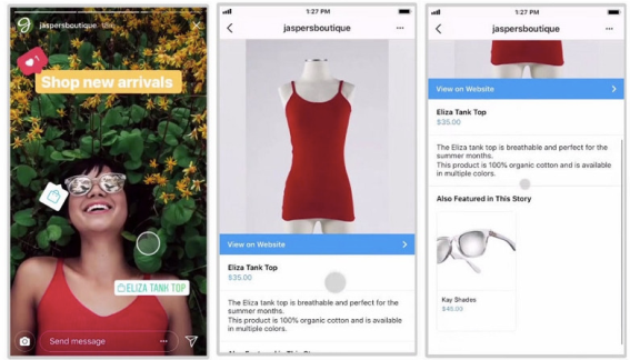 Instagram launches shopping in stories and explore feed globally