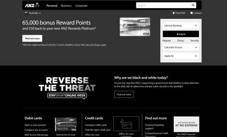 Brands to turn websites black and white in cybersecurity campaign
