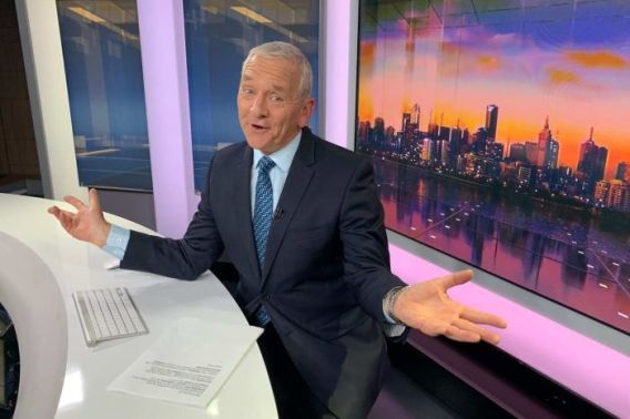 ‘You’ve got to laugh’: Farewell to veteran ABC newsreader Ian Henderson goes awry