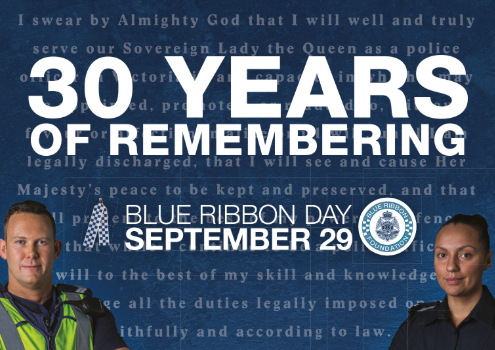 Victoria Police recites pledge to commemorate officers killed in line of duty