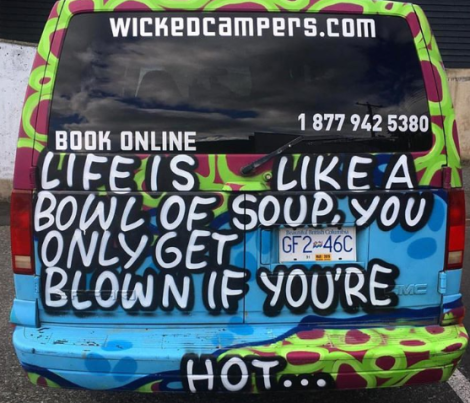 Wicked Campers ‘sexually explicit’ and ‘inappropriate’ van criticised by ad watchdog