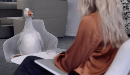Dave the Goose interviews for Air New Zealand flight attendant job in latest ad