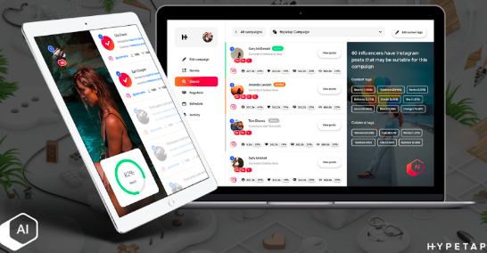 Hypetap launches image scraping AI tool pairing brands with influencers