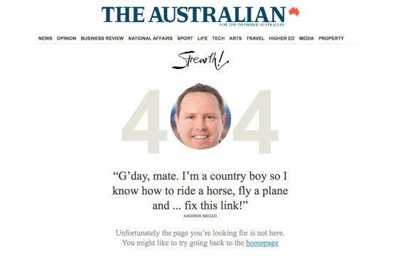 Andrew Broad to the rescue
