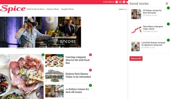 Spice News re-designs website with shortlist and search functions