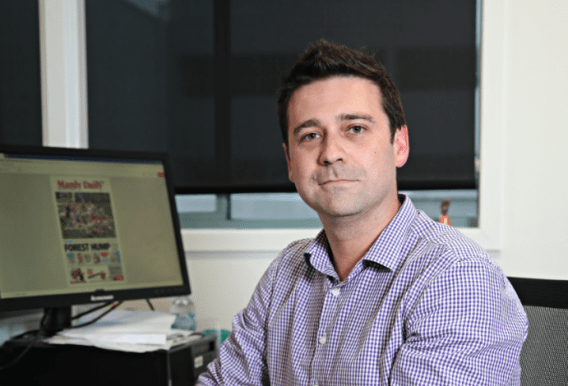 Robbie Patterson becomes Manly Daily editor